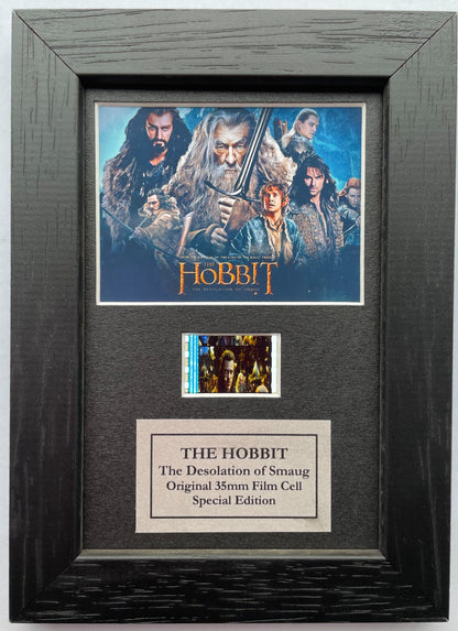 Hand crafted display featuring original Mini filmcells for The Hobbit fans vTDOS