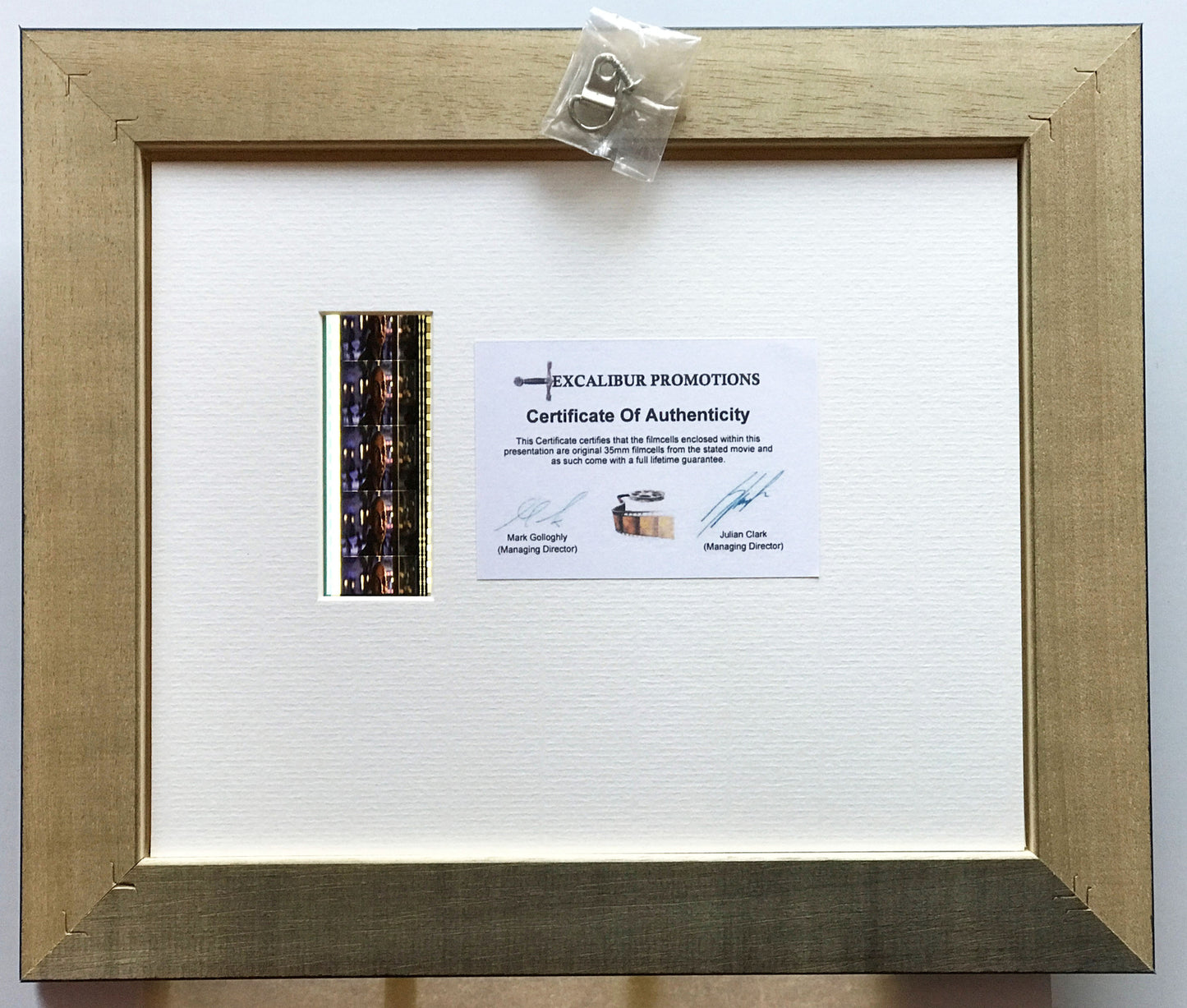 Handmade gift featuring original film cells for The LONG KISS GOODNIGHT fans v1
