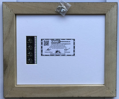 Hand crafted display featuring original 35mm film cells for THE ITALIAN JOB 2003