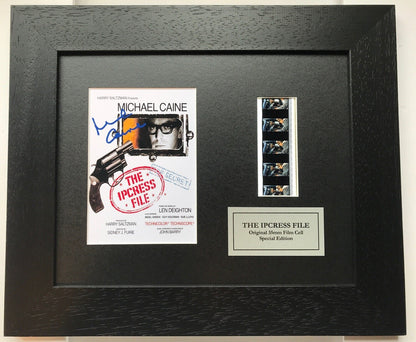 Hand crafted display featuring original film cells for THE IPCRESS FILE fans vSR