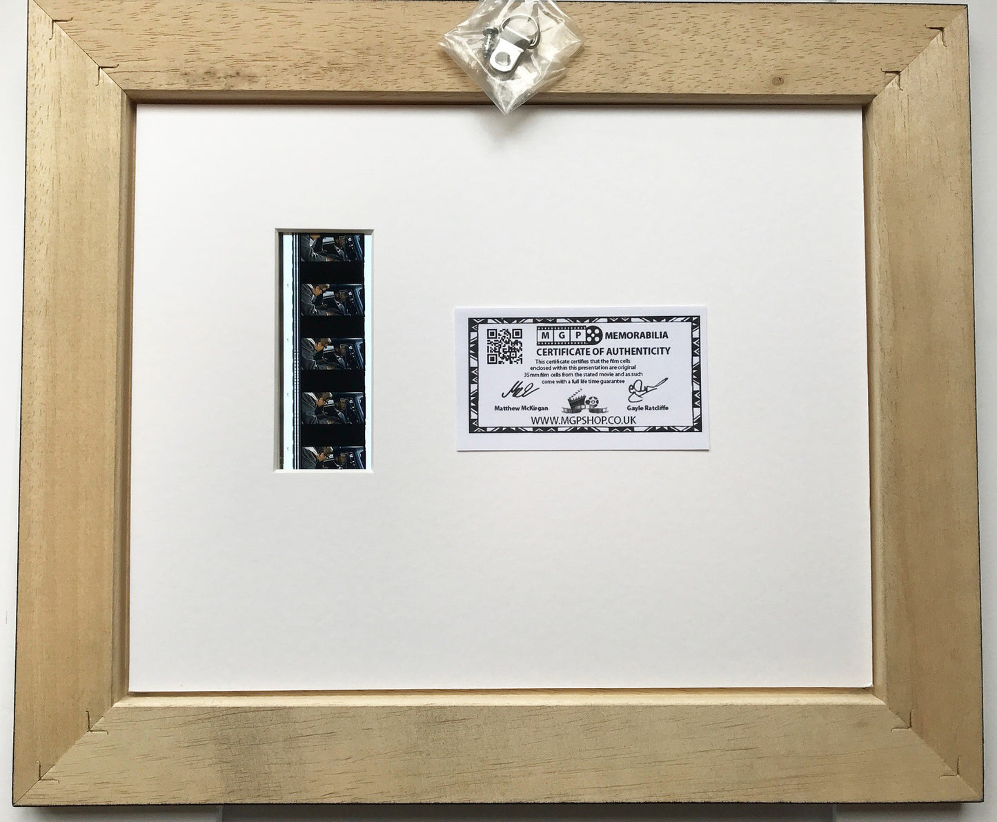 Hand crafted display featuring original film cells for THE IPCRESS FILE fans vSR