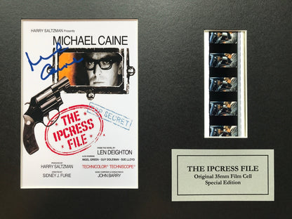 Hand crafted display featuring original film cells for THE IPCRESS FILE fans vSR