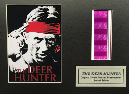 Hand crafted display featuring original film cells for a The DEER HUNTER fan v2