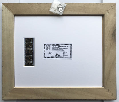 Hand crafted display featuring original 35mm film cells for THE FACULTY fans