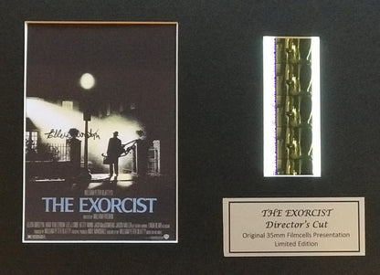 Handmade display featuring original film cells for THE EXORCIST 1973 fans vSR