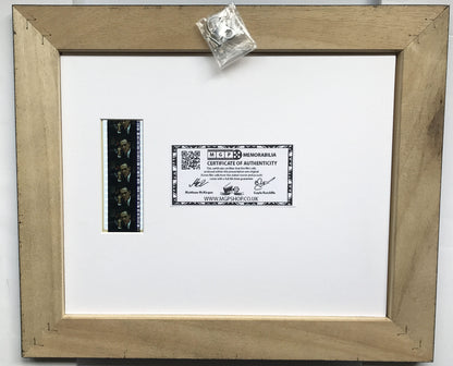 Hand crafted display featuring original 35mm film cells for THE FUGITIVE fans v1