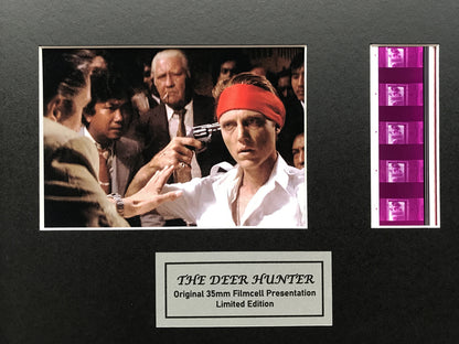 THE DEER HUNTER Original 35mm Film Cells set in Quality Wood Frame + COA