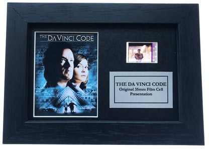 Handmade display with original Mini 35mm filmcells for The Da Vinci Code fans