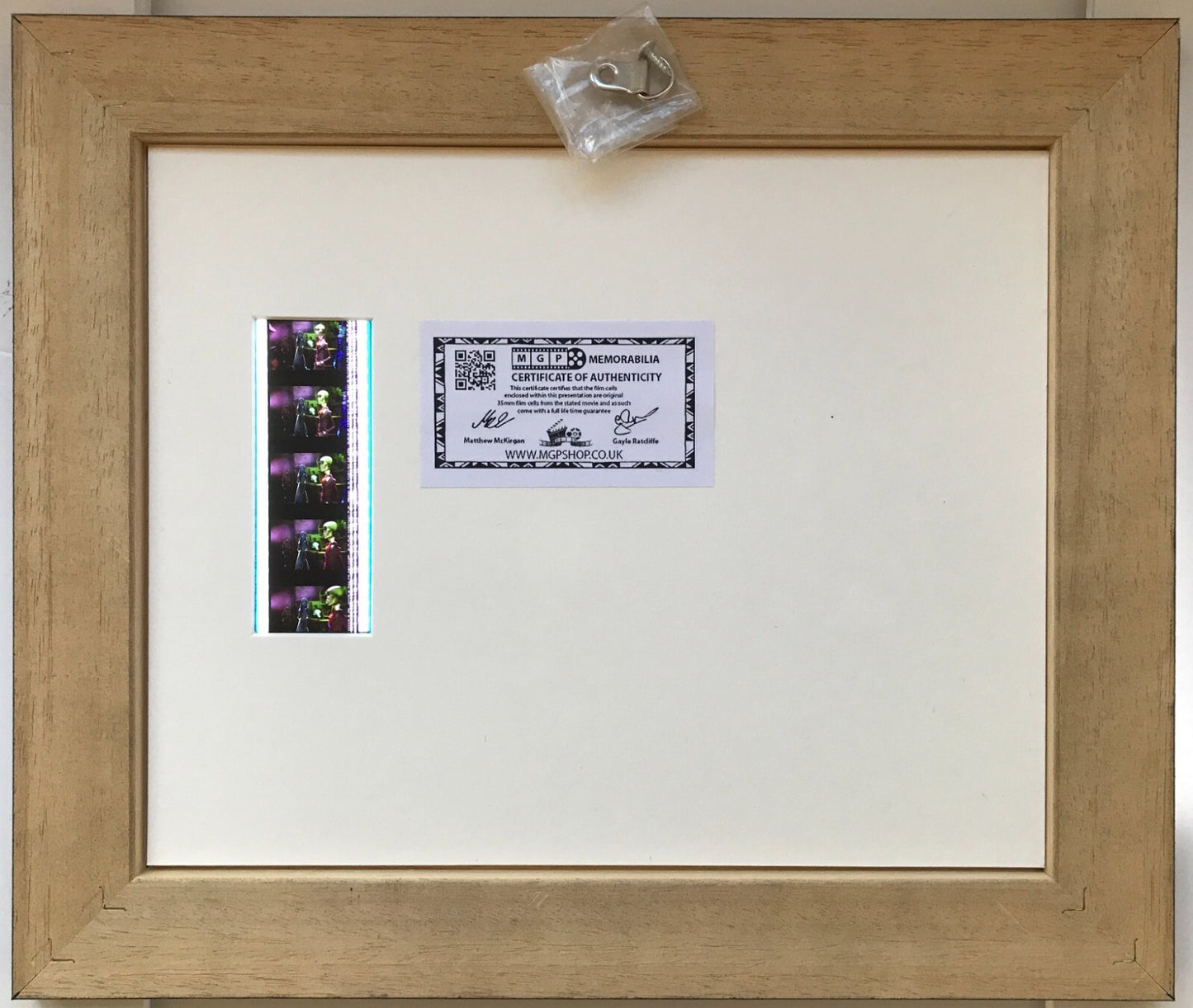 CORPSE BRIDE Original 35mm Film Cells set within Quality Wood Frame + COA v2