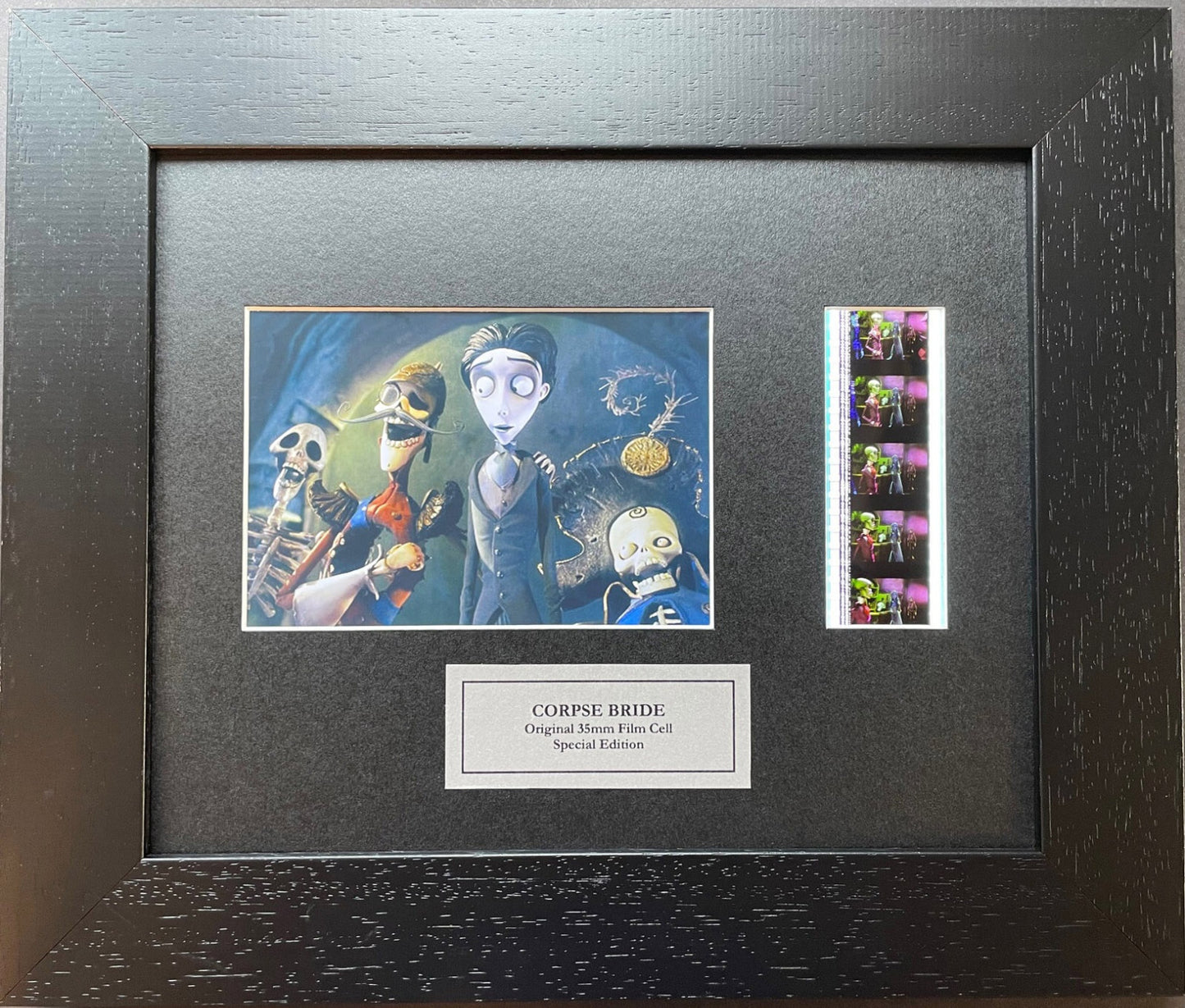 CORPSE BRIDE Original 35mm Film Cells set within Quality Wood Frame + COA v2