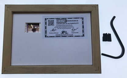 Handmade display with original Mini 35mm filmcells for The Da Vinci Code fans