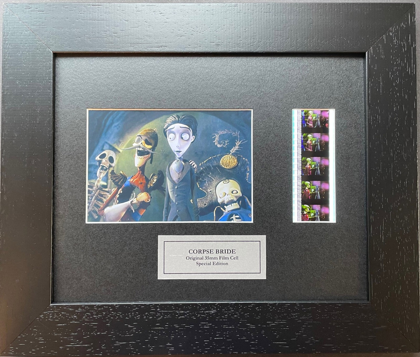 CORPSE BRIDE Original 35mm Film Cells set within Quality Wood Frame + COA v2