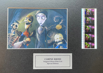 CORPSE BRIDE Original 35mm Film Cells set within Quality Wood Frame + COA v2