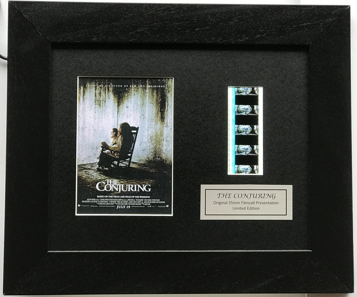 THE CONJURING 2013 Original 35mm Film Cell Presentation in Quality Wood Frame