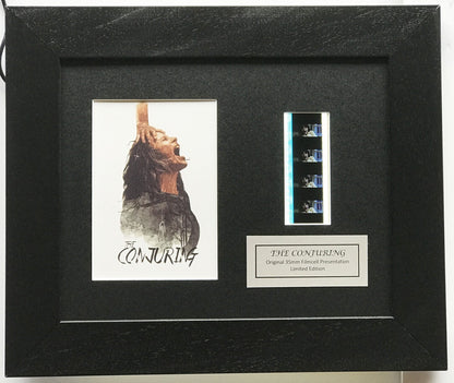 Hand crafted display featuring original 35mm filmcells for THE CONJURING fans v2