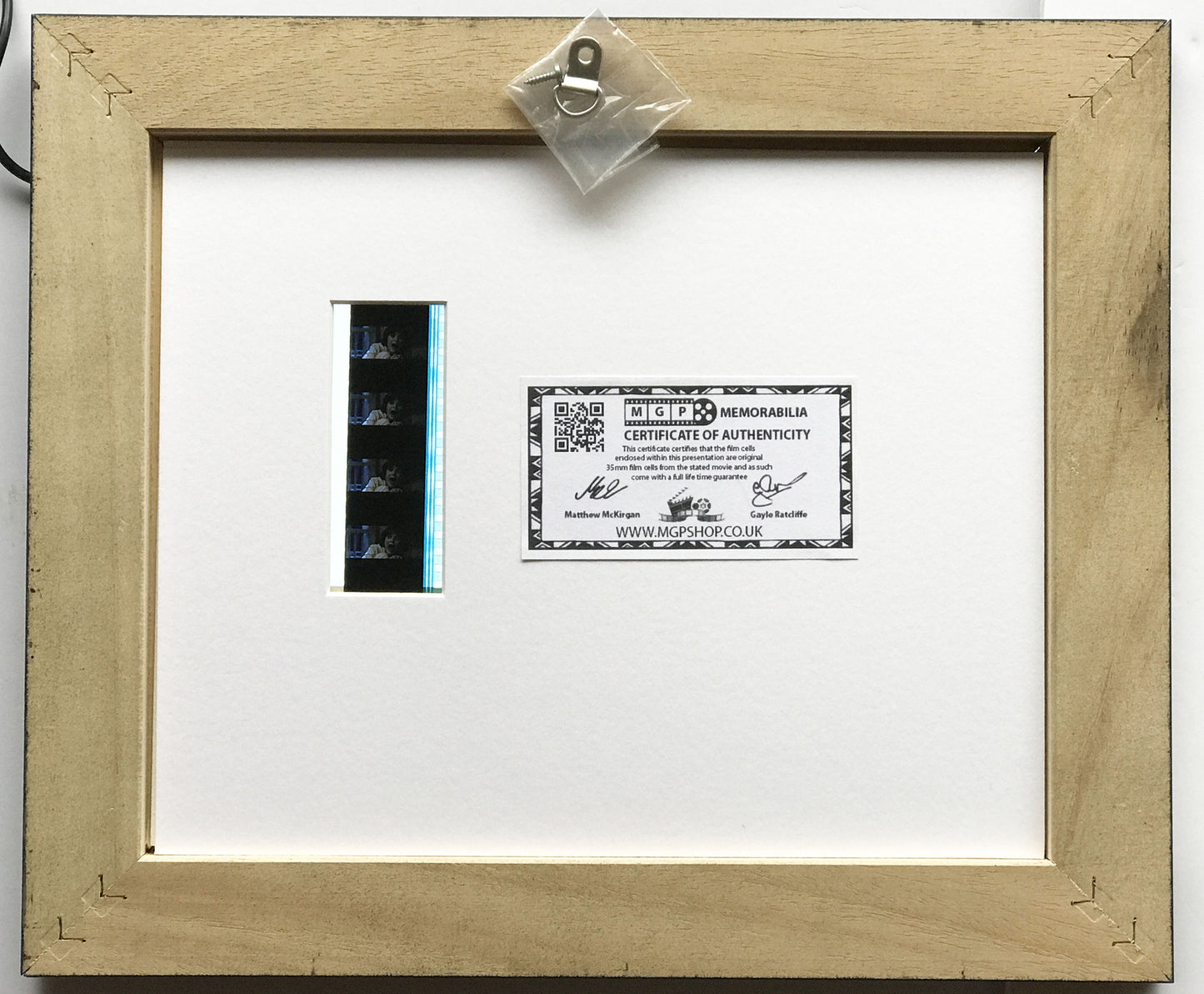 Hand crafted display featuring original 35mm filmcells for THE CONJURING fans v2