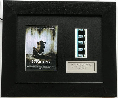 Hand crafted display featuring original film cells for THE CONJURING fans v1