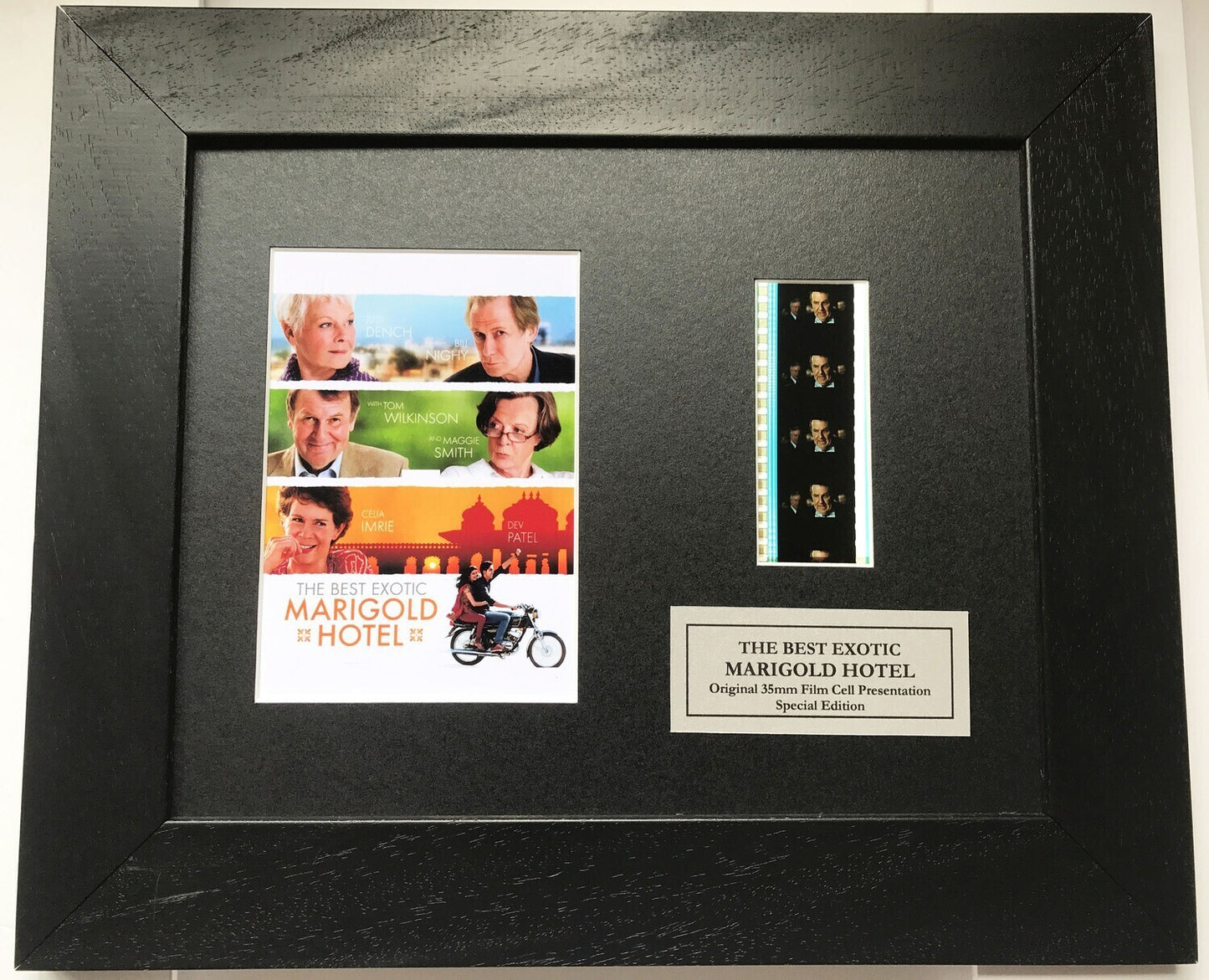 Handmade display of original filmcells for The Best Exotic Marigold Hotel fans v2
