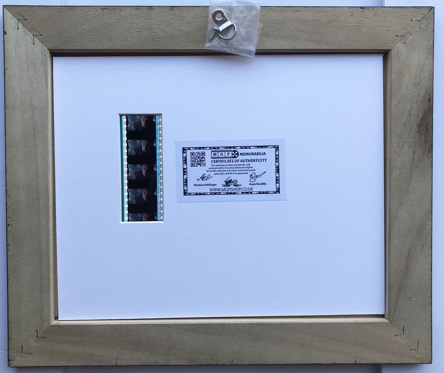 Hand crafted display featuring original 35mm film cells for THE A-TEAM 2010 fans