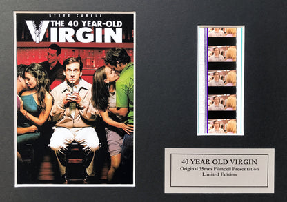 Hand crafted display inc original 35mm filmcells for The 40-YEAR-OLD VIRGIN fans