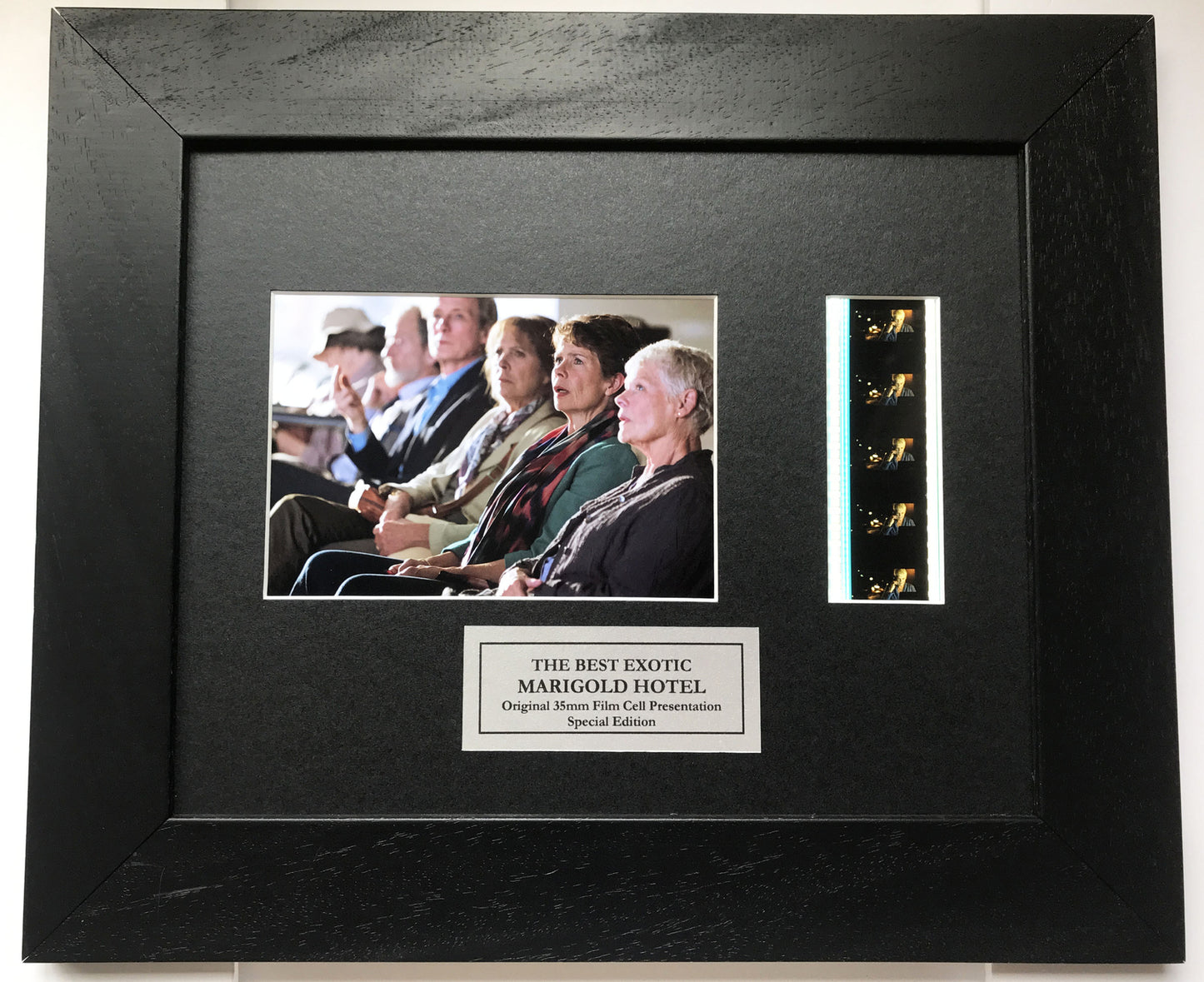 The Best Exotic Marigold Hotel Original 35mm Film Cells in Quality Wood Frame