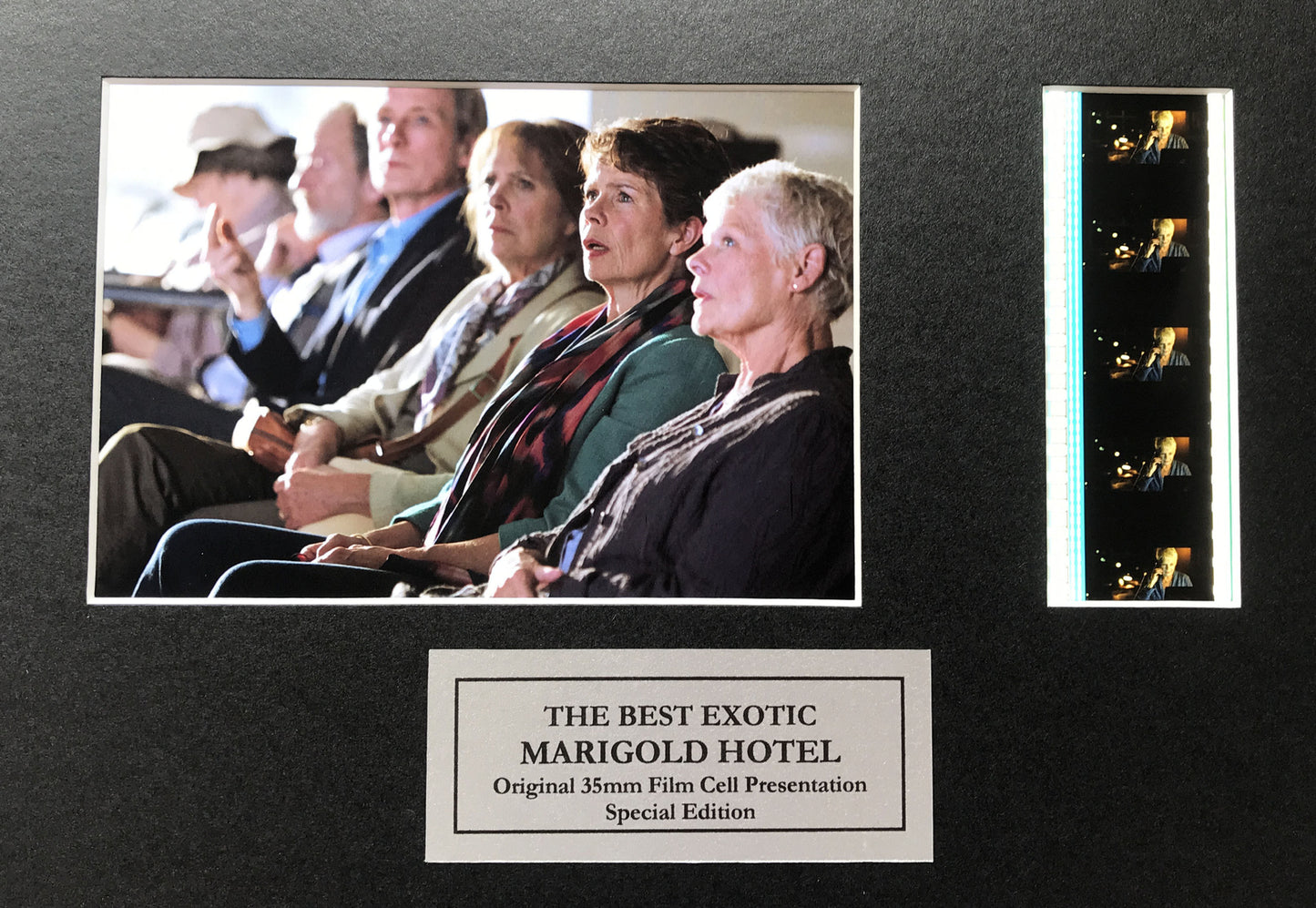 The Best Exotic Marigold Hotel Original 35mm Film Cells in Quality Wood Frame
