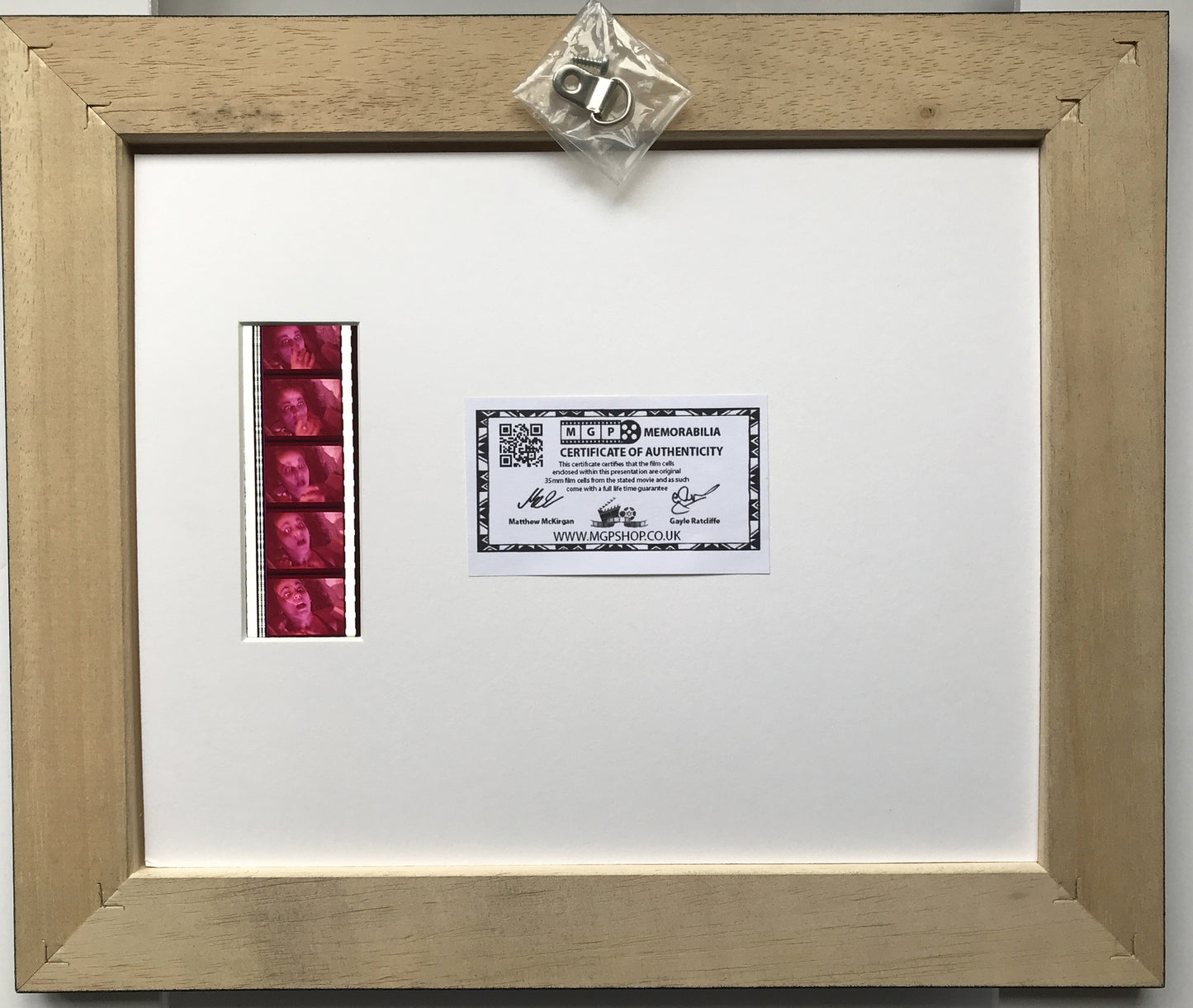 Handmade display inc original film cells for The TEXAS CHAINSAW MASSACRE fans
