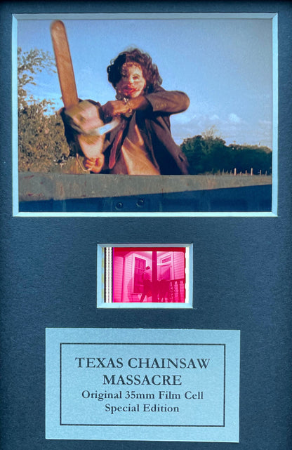 Handmade display inc original Mini film cell for The TEXAS CHAINSAW MASSACRE fans