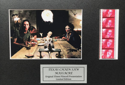 Handmade display inc original film cells for The TEXAS CHAINSAW MASSACRE fans