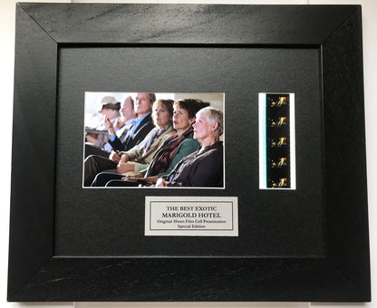 The Best Exotic Marigold Hotel Original 35mm Film Cells in Quality Wood Frame