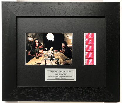 Handmade display inc original film cells for The TEXAS CHAINSAW MASSACRE fans