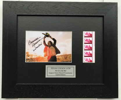 Handmade display inc original film cells for a Texas Chain Saw Massacre fan vSRG
