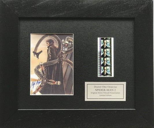 Handmade display featuring original 35mm film cells for a Spider-Man 2 fan vSR