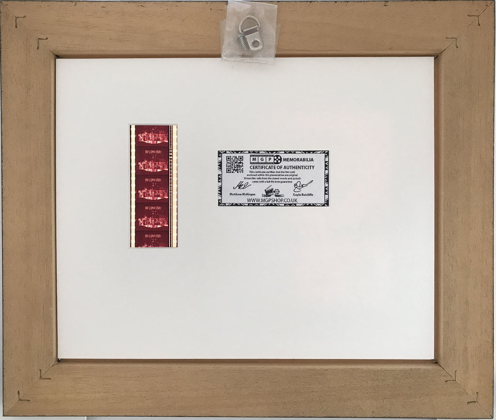 Hand crafted display featuring original 35mm film cells for a BEE GEES fan vSP2