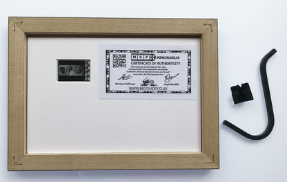 Handmade display featuring original Mini film cells for SHAUN of the DEAD fans