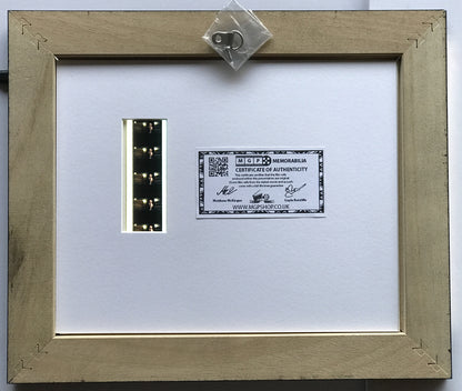 Hand crafted display featuring original film cells for a Scream 4 fan + Coa