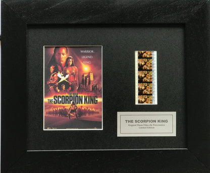 Hand crafted display featuring original film cells for THE SCORPION KING fans v2