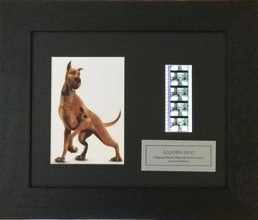 Hand crafted display featuring original 35mm film cells for Scooby-Doo fans v1