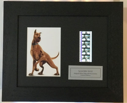 Hand crafted display featuring original 35mm film cells for Scooby-Doo fans v1