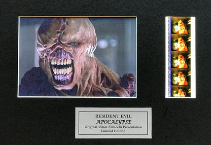 Hand crafted display featuring original film cells for a Resident Evil fan v2