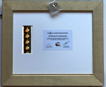 Hand crafted display featuring original film cells for a Resident Evil fan v2