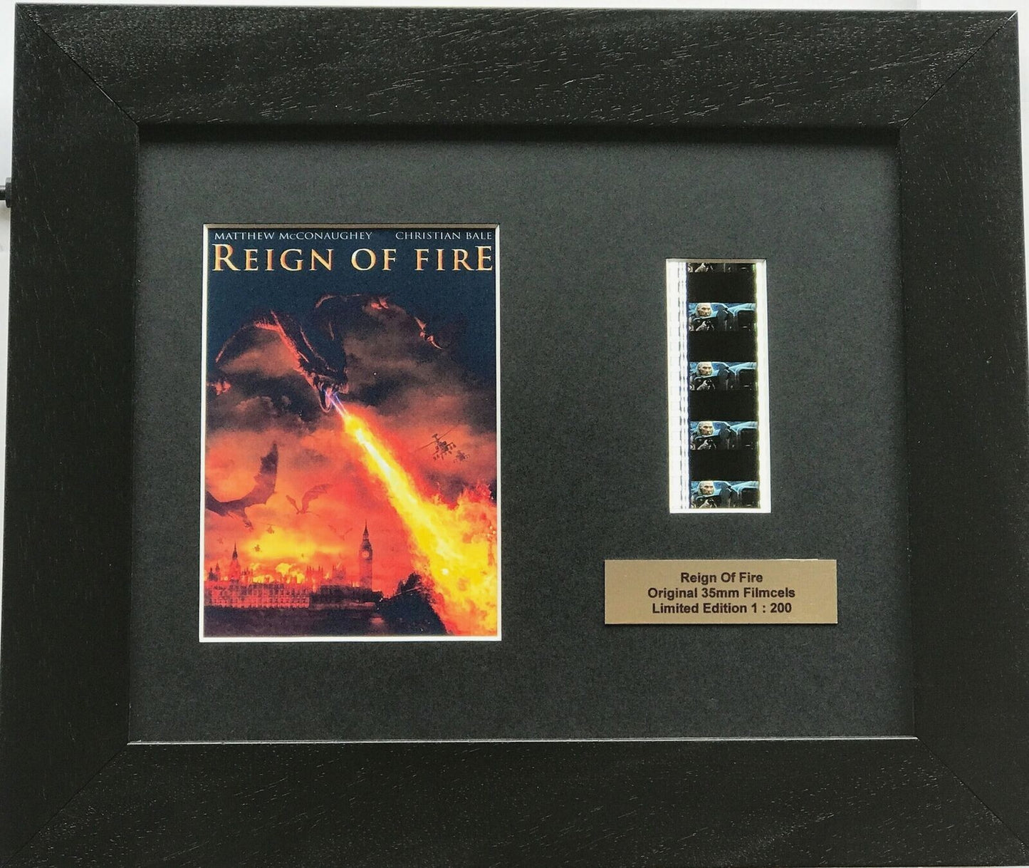 Hand Crafted Original Film Cells for a REIGN OF FIRE fan - Edition No 1 of 200