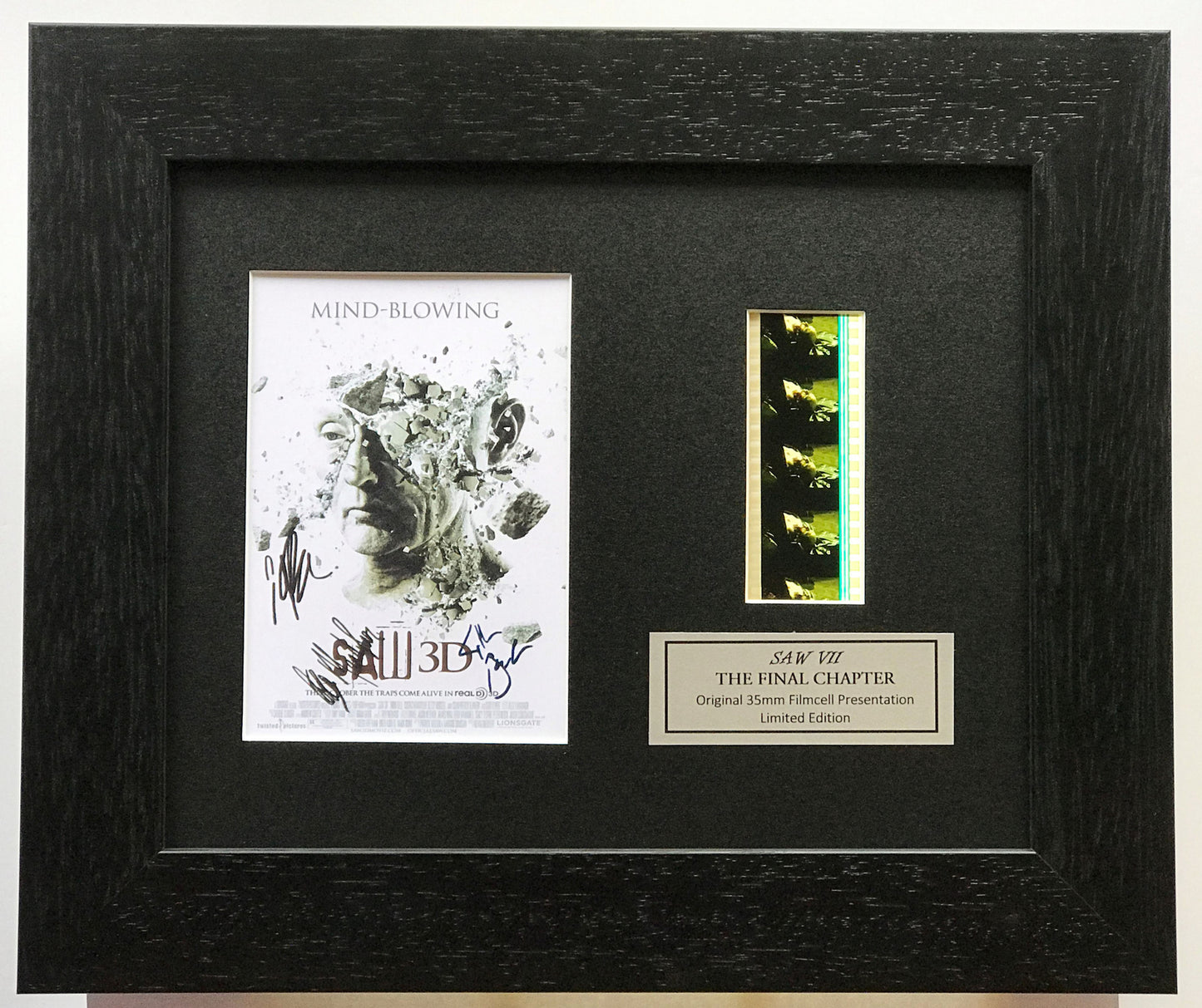 Handmade display inc original filmcells for a SAW VII The Final Chapter fans vSR