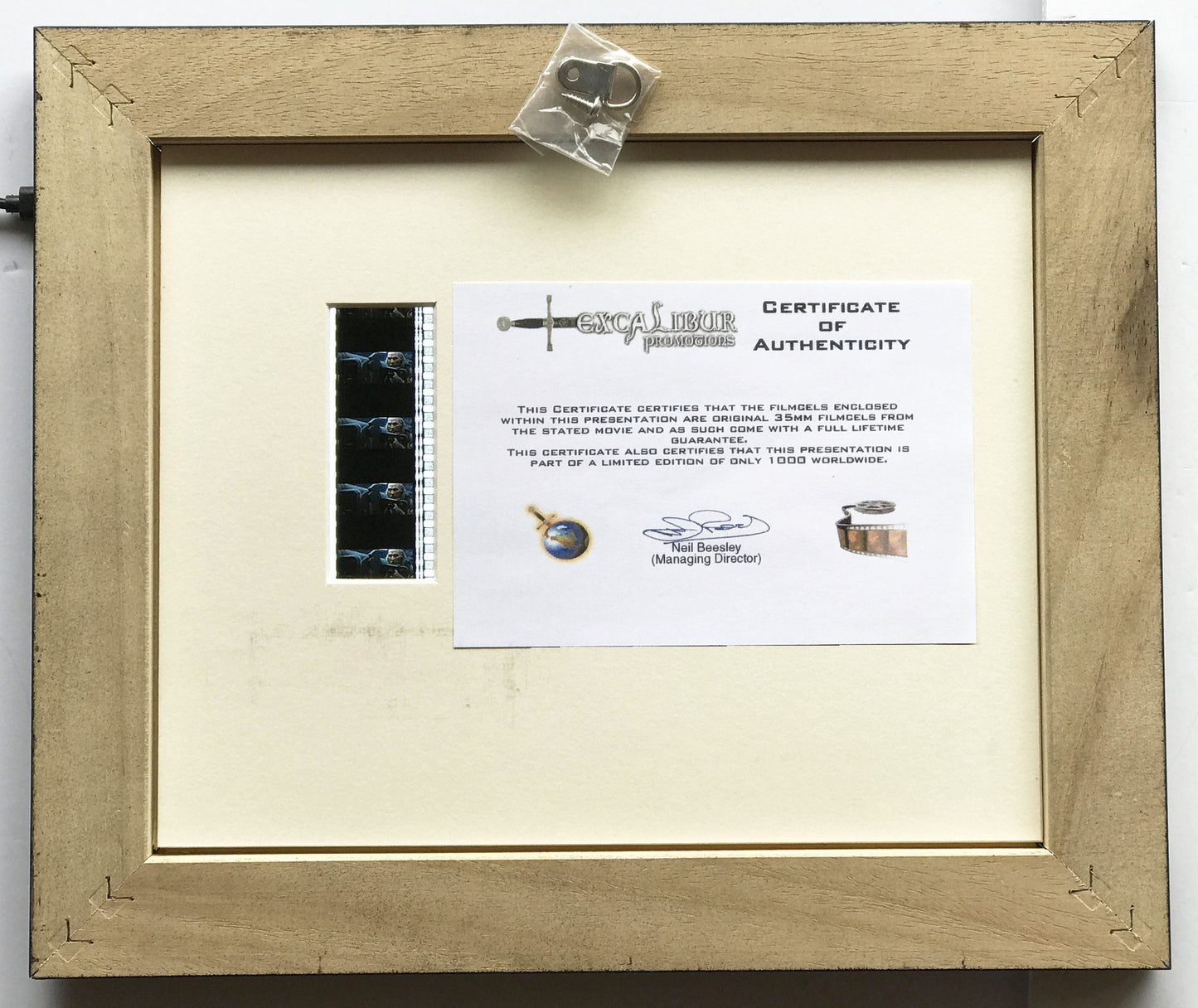 Hand Crafted Original Film Cells for a REIGN OF FIRE fan - Edition No 1 of 200
