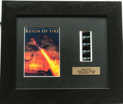 Hand Crafted Original Film Cells for a REIGN OF FIRE fan - Edition No 1 of 200