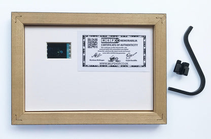 Hand crafted display featuring original Mini 35mm film cell for a PROMETHEUS fan