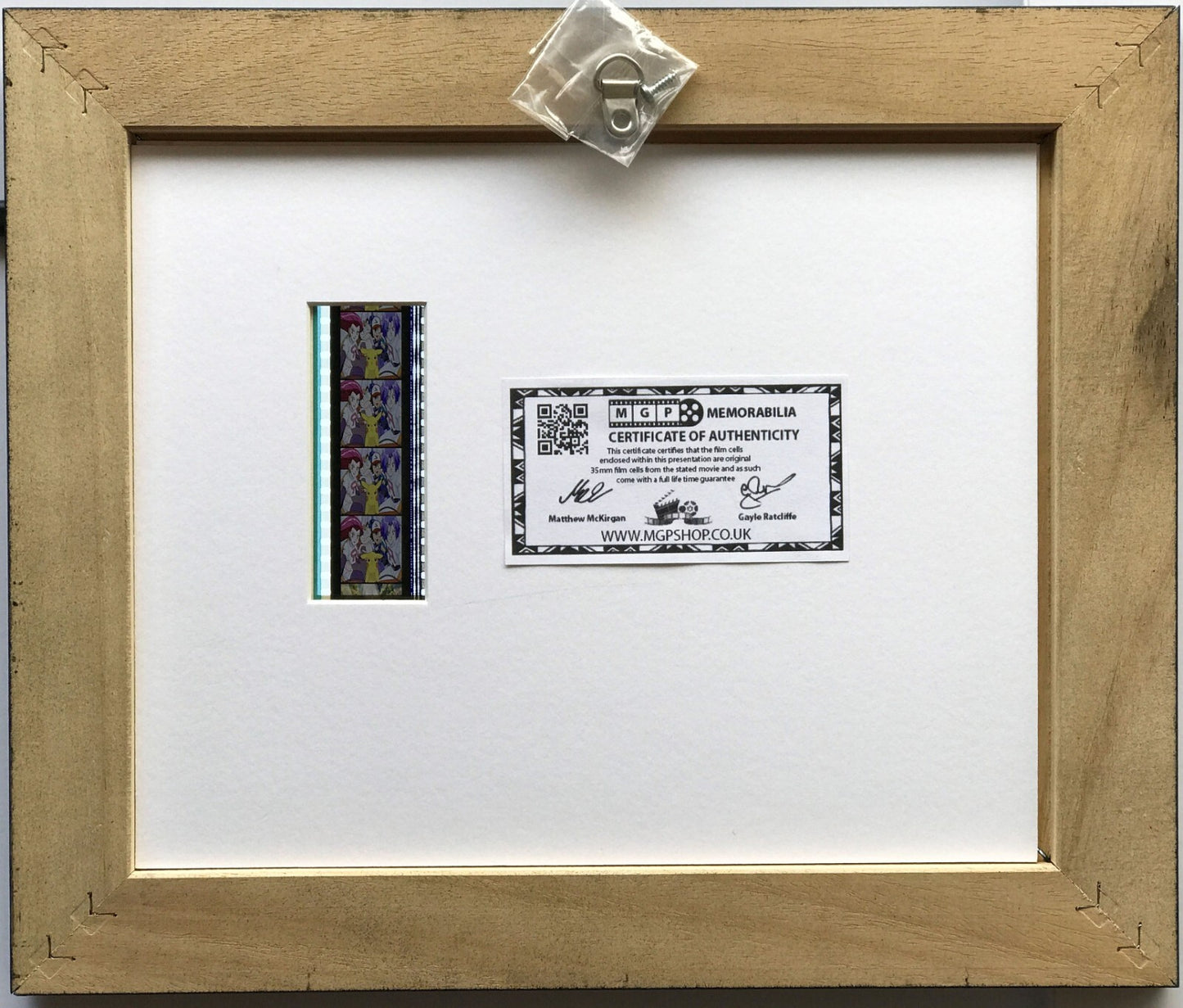 Hand crafted display featuring original 35mm film cells for POKEMON fans v2