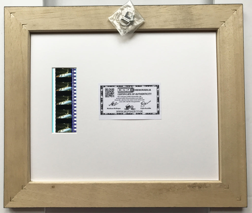 Hand crafted display featuring original 35mm film cells for a RAT RACE fan v1