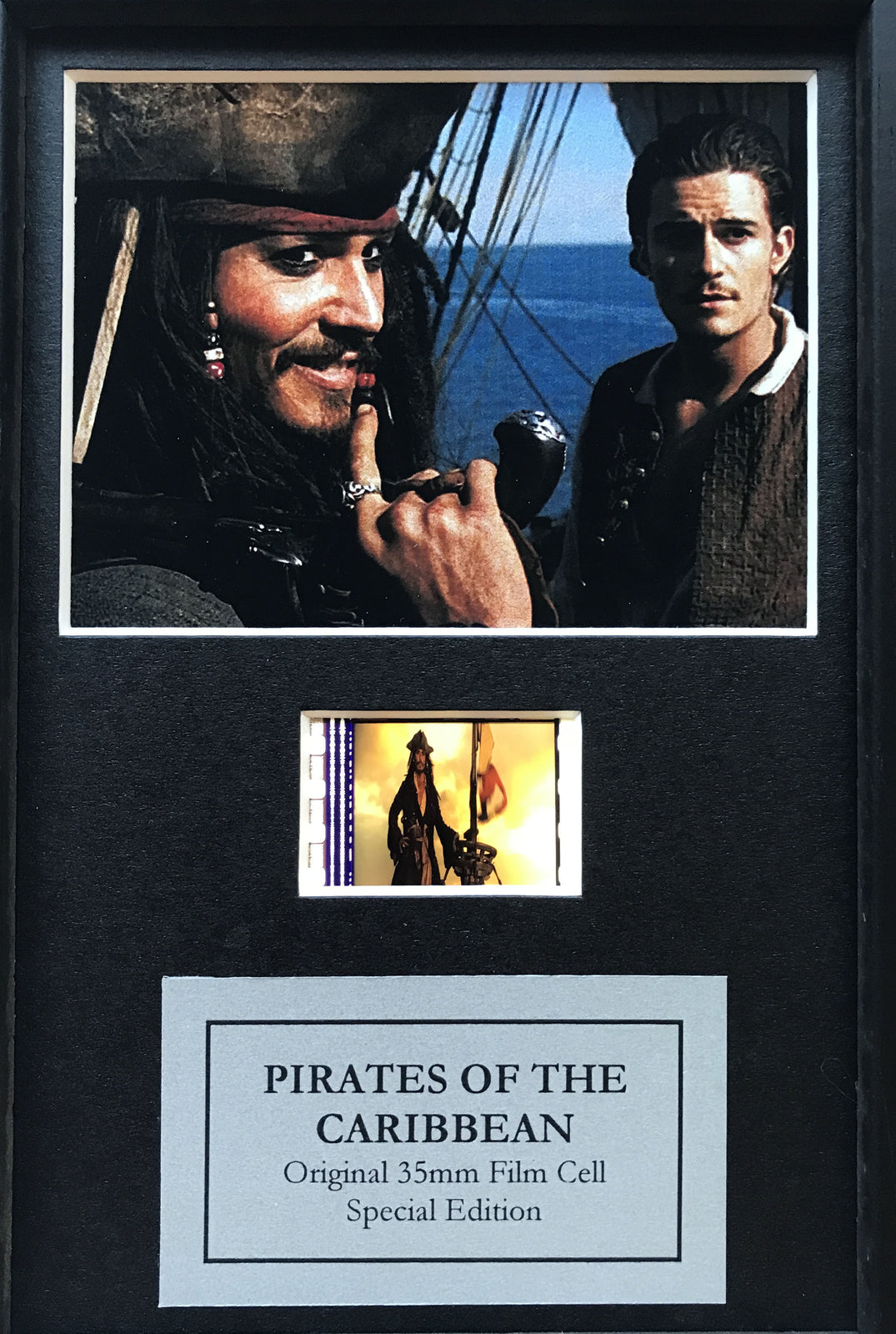 Handmade display inc original Mini film cells for PIRATES of the CARIBBEAN fans