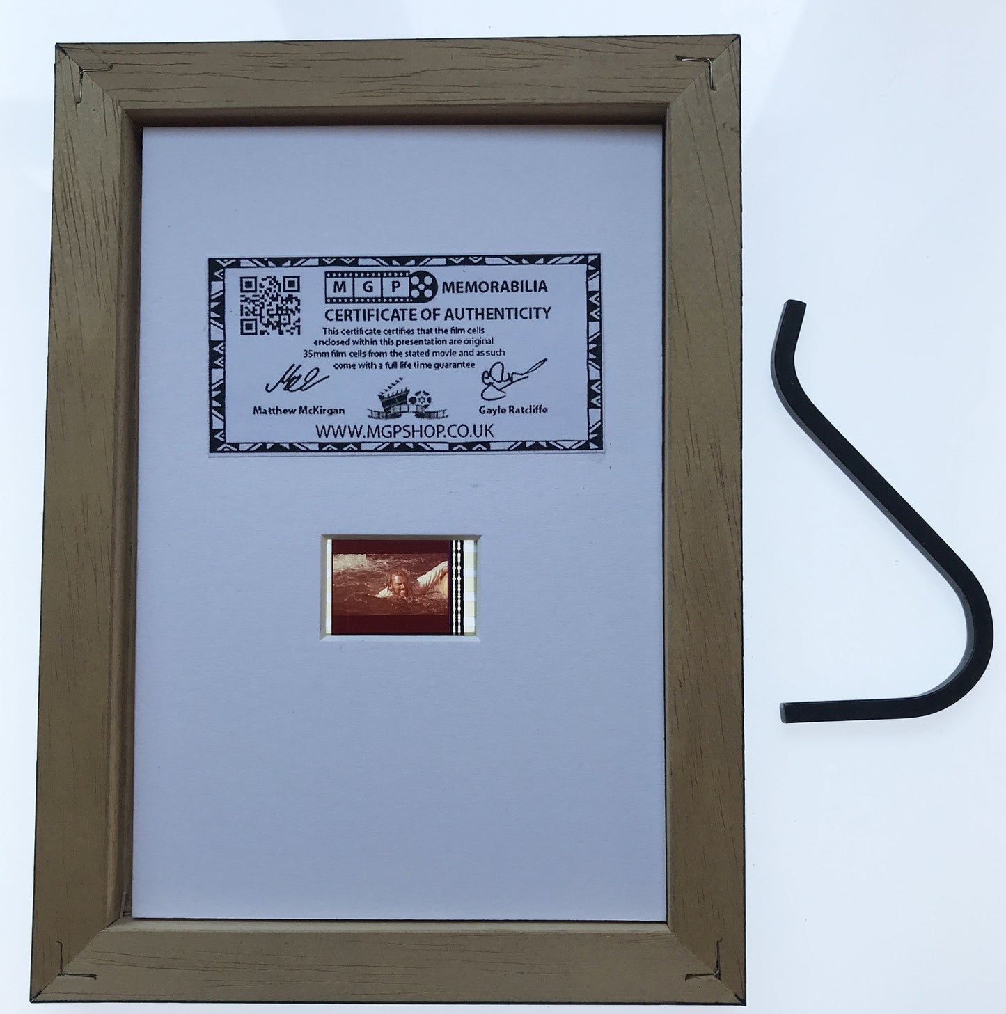Handmade display featuring original Mini filmcell for PLANET of The APES Fans v1